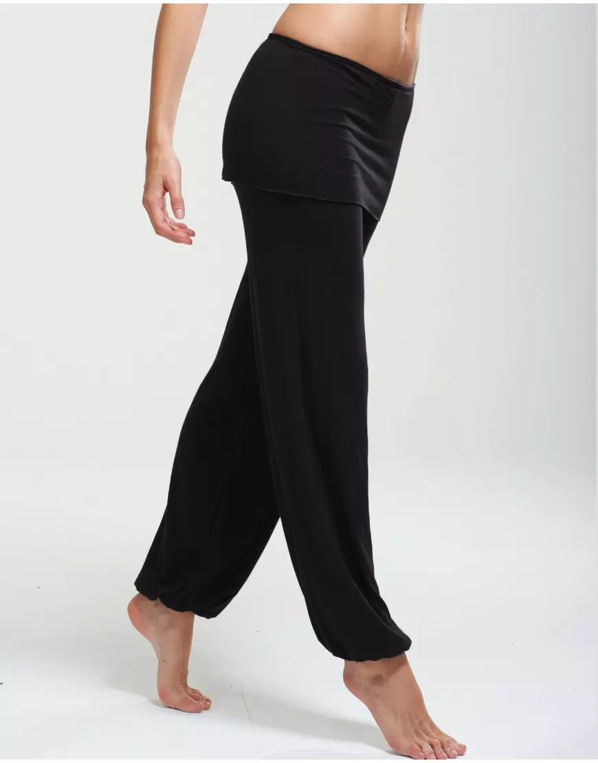 Pantalon en Bambou Baby Noir Temps Danse – Image 2
