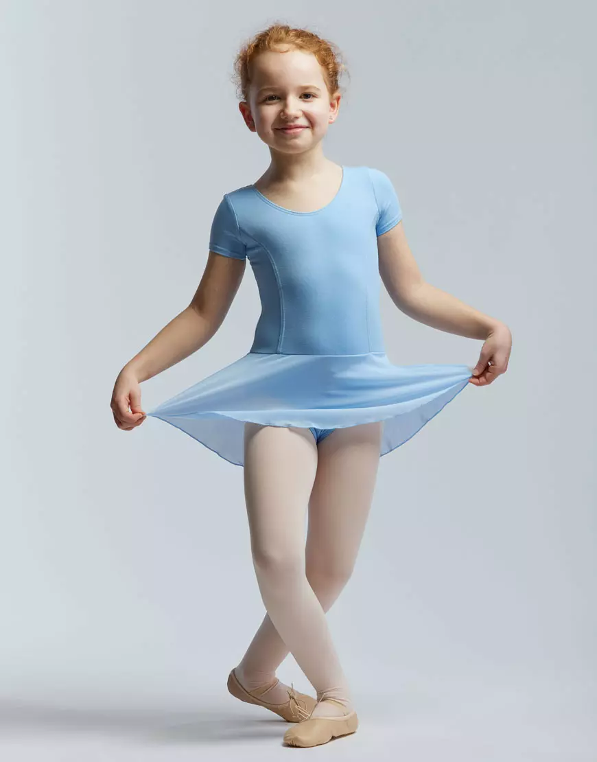 Tunique Enfant à Manches Courtes Malou JR Bleu Ciel Temps Danse – Image 3