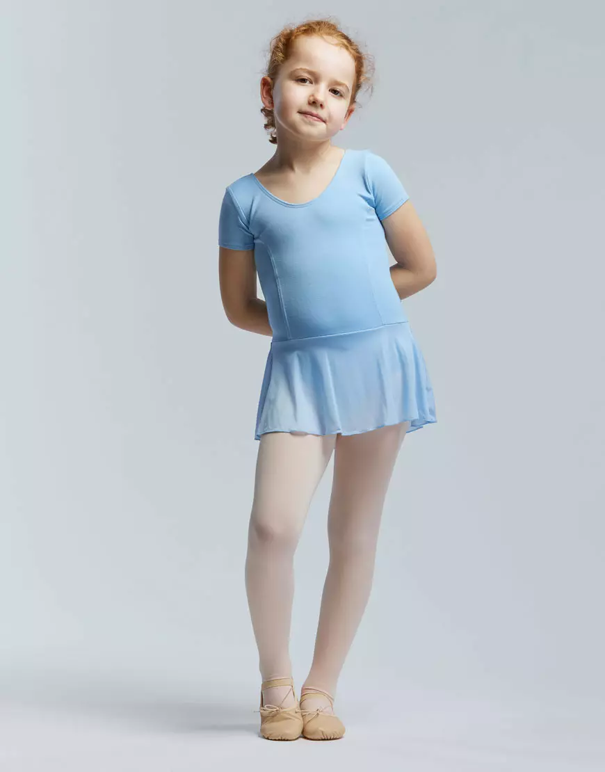 Tunique Enfant à Manches Courtes Malou JR Bleu Ciel Temps Danse – Image 2